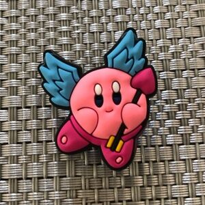 5/$10 Kirby crocs charm